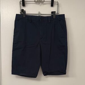 Nordstrom Blue Flat Front Shorts Classic Design